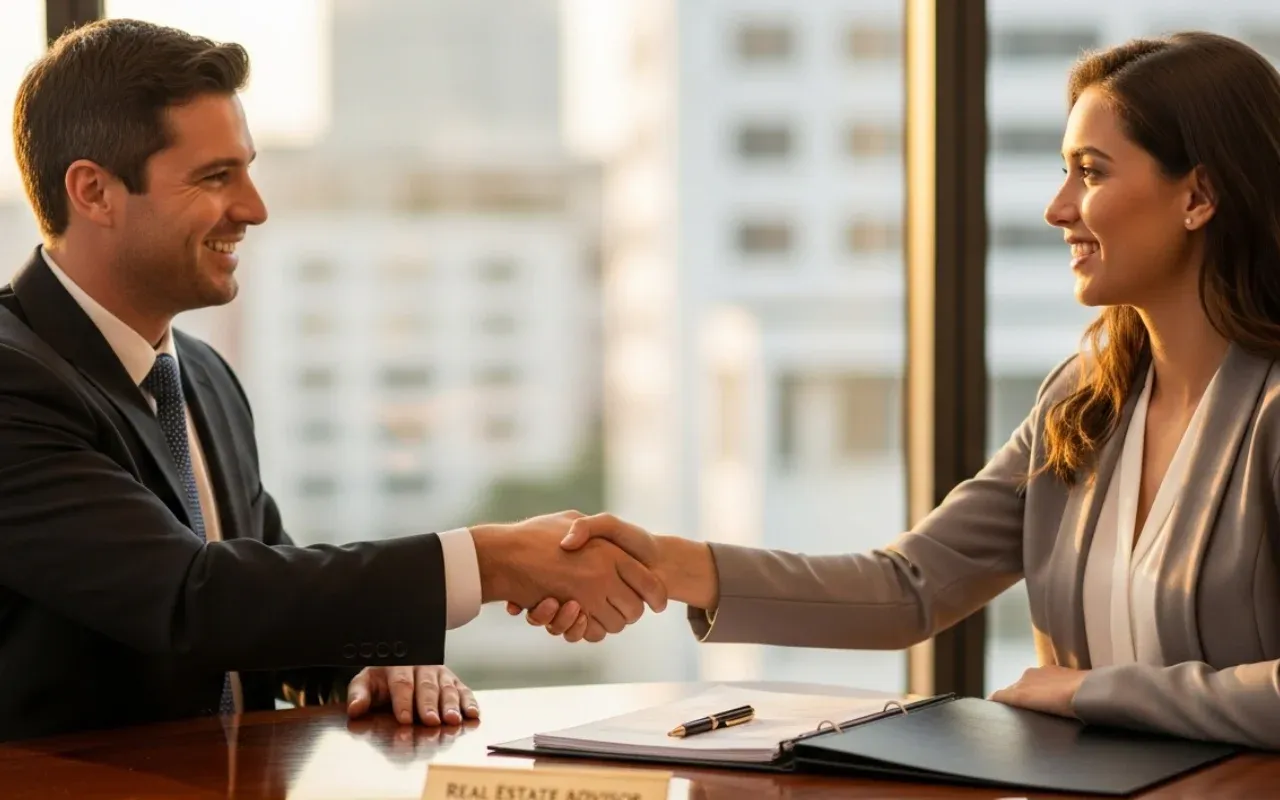Profesionales inmobiliarios colaborando dentro de una Broker Network en la Riviera Maya