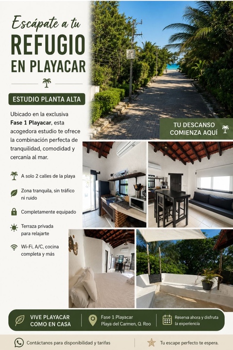 Departamento en Playacar · Playa del Carmen
